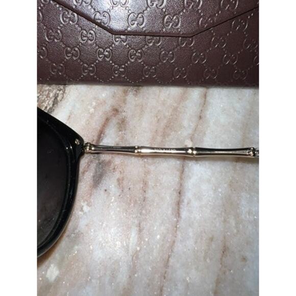 Gucci Bamboo Cat Eye Sunglasses With Case RARE - Picture 6 of 15
